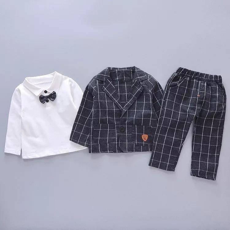 3 Sets Infant Formal Gentleman Suits