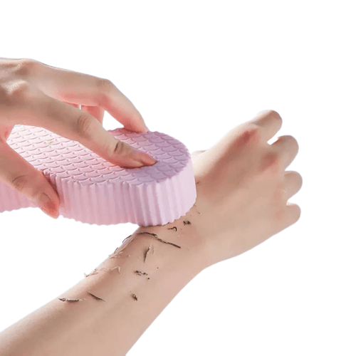 3D Magic Exfoliate Soft Sponge Bath Scrub Pink