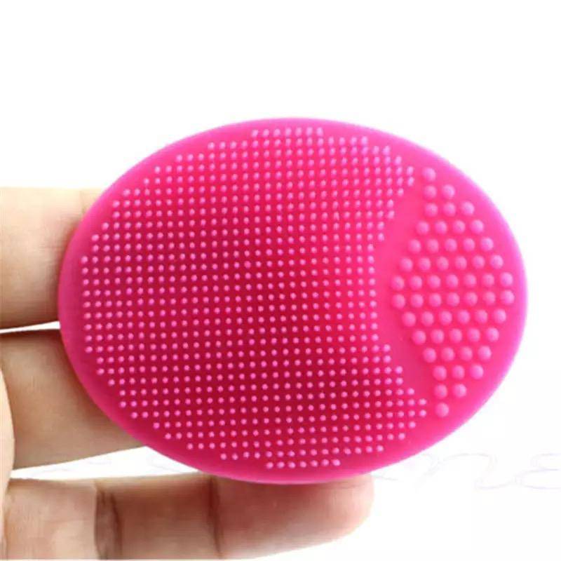 3Pcs Baby Bath Brushes Massage Shower Cleanser Pink