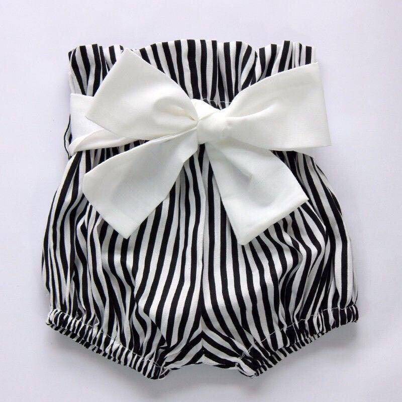 3pcs Cute Baby Girl Tops Stripe Romper