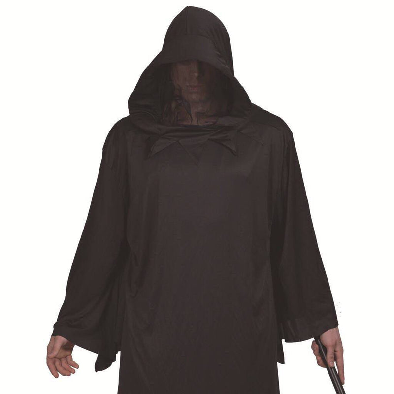 Unisex Adult Grim Reaper Scary Halloween Cosplay Costume One Sixe Black