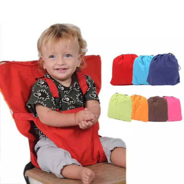 Adorable Portable Children Folding Dining Seat Belt