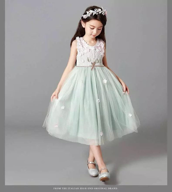 Adorable Princess Ball Gown Party Dresses Clothes Green