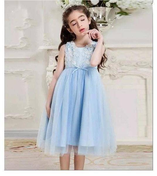 Adorable Princess Ball Gown Party Dresses Clothes Blue
