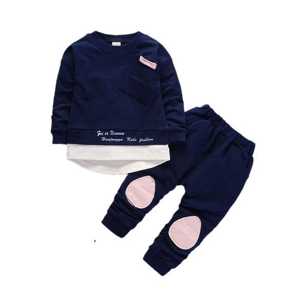 Autumn Kid Boys Girls T Shirt Pant Suits