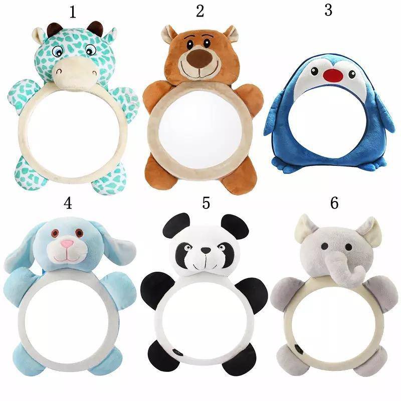 Baby Adjustable Rear Facing Mirror Car Safety Panda