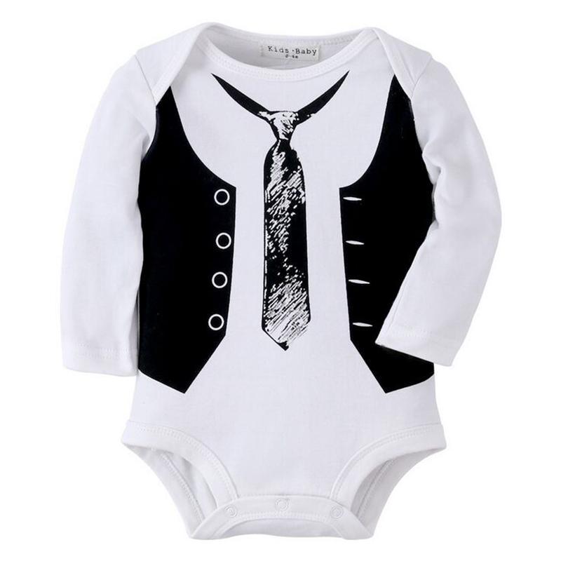 Baby Boy Gentleman Bowtie Romper