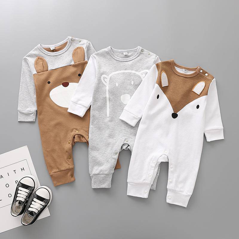 Baby Boy Girl Animal Romper