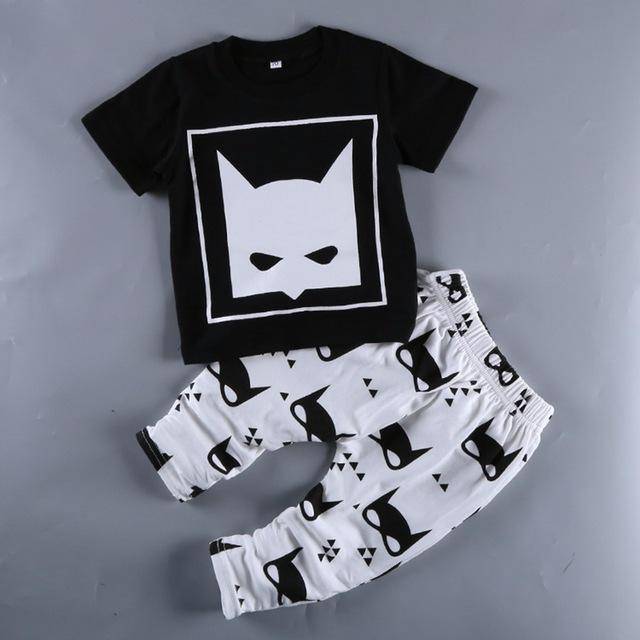 Baby Boy Girl Mama Boy T Shirt Heart Pants White