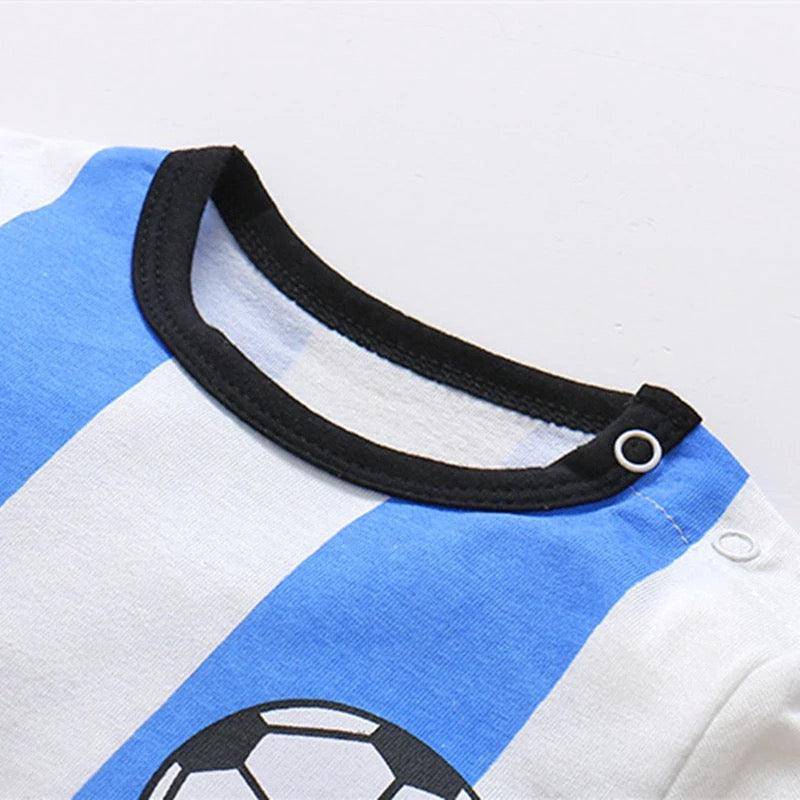 Baby Boy Girl Romper Soccer Football Clothes