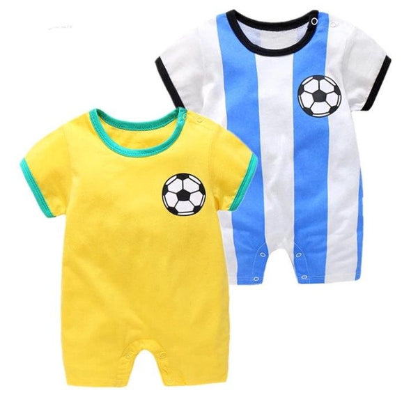 Baby Boy Girl Romper Soccer Football Clothes