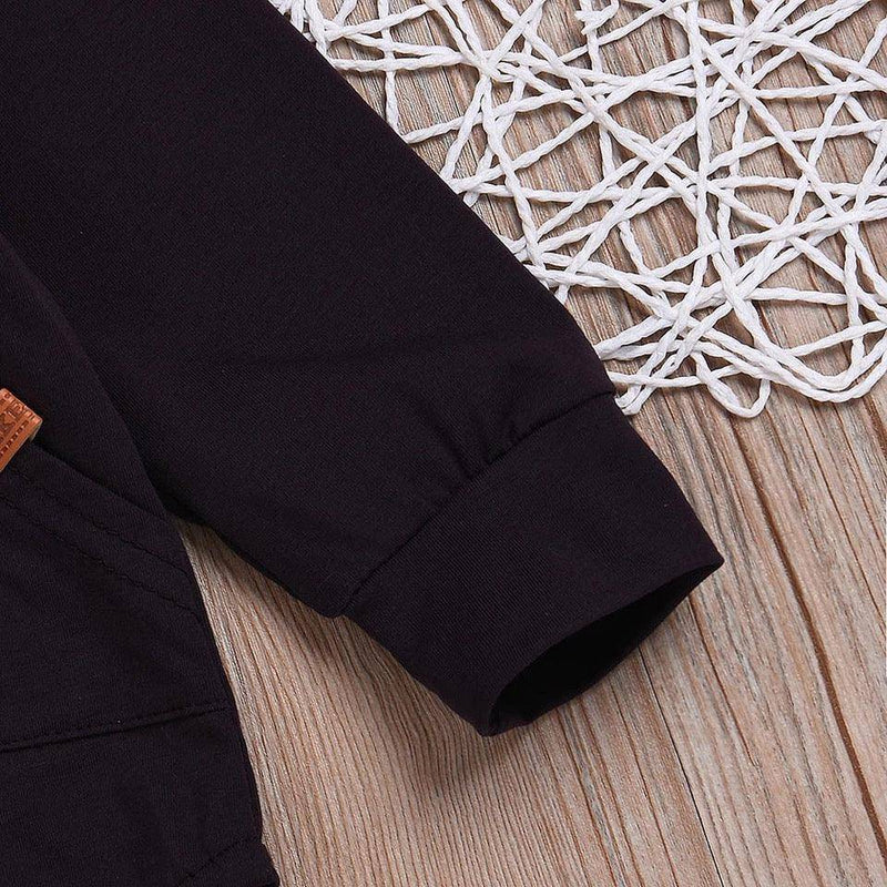 Unisex Baby Boys Girls Hooded Outerwear Jumpsuit Clothes