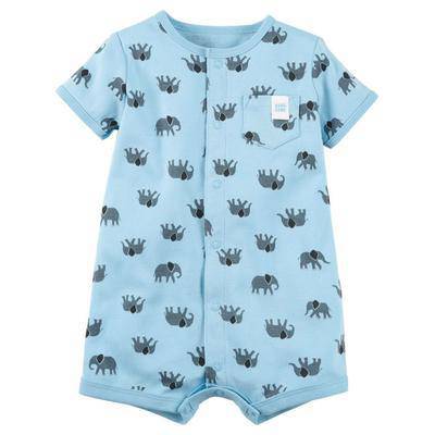 Baby Boys Girls Pajamas Cotton Jumpsuit Blue