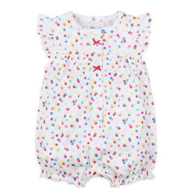 Baby Boys Girls Pajamas Cotton Jumpsuit Yellow White