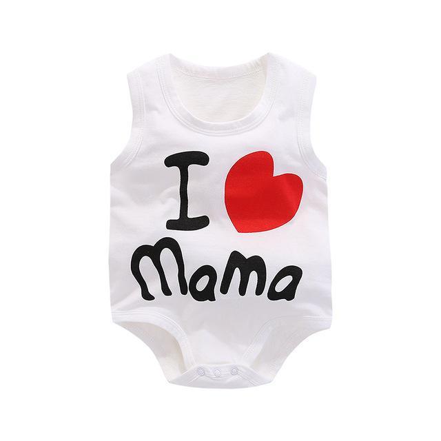 Baby Boys Girls Romper Cartoon Cat White Red