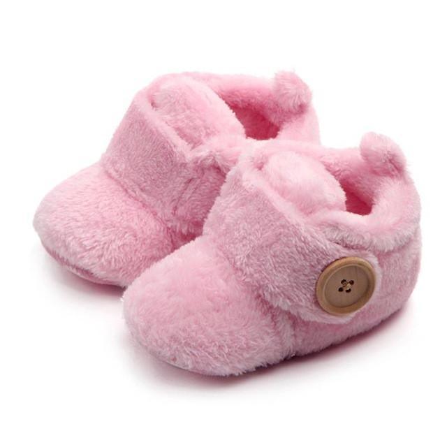 Baby First Walker Crib Soft Leopard Shoes Pink
