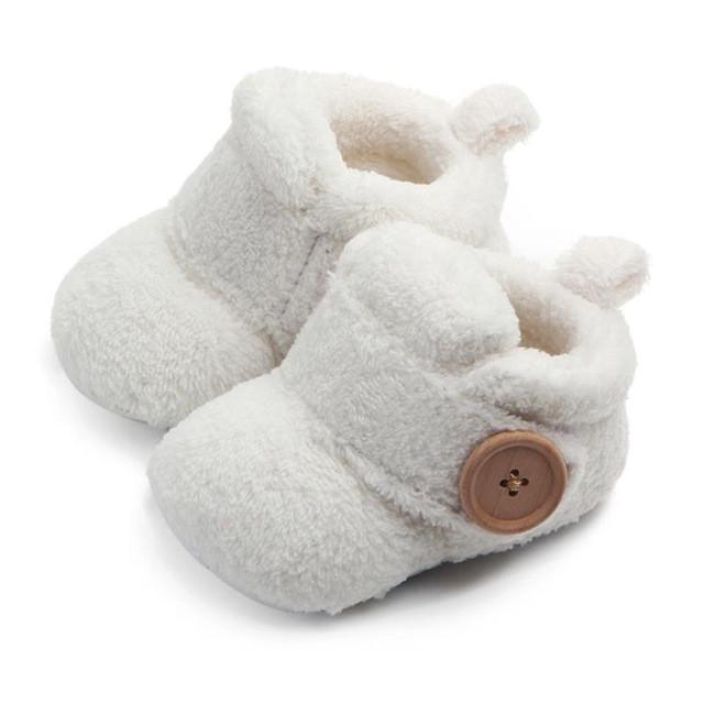 Baby First Walker Crib Soft Leopard Shoes White