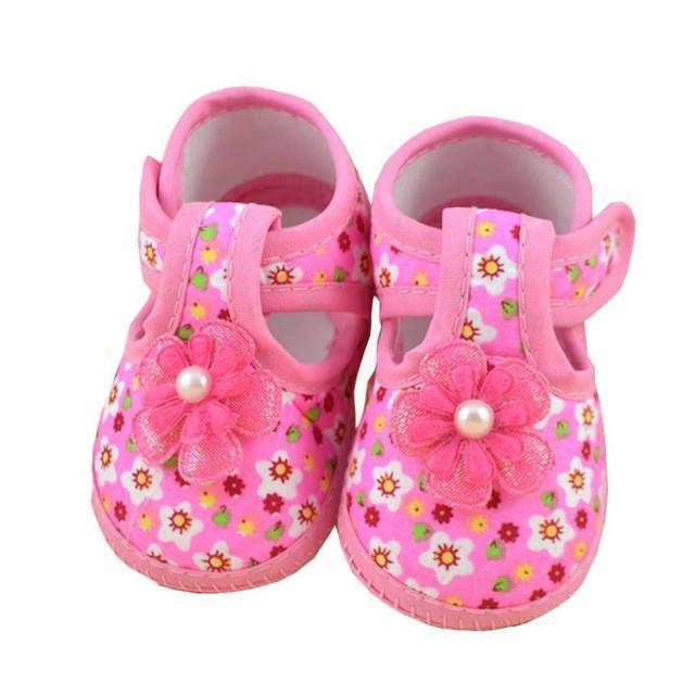 Baby Flower Soft Crib Scandal Shoes