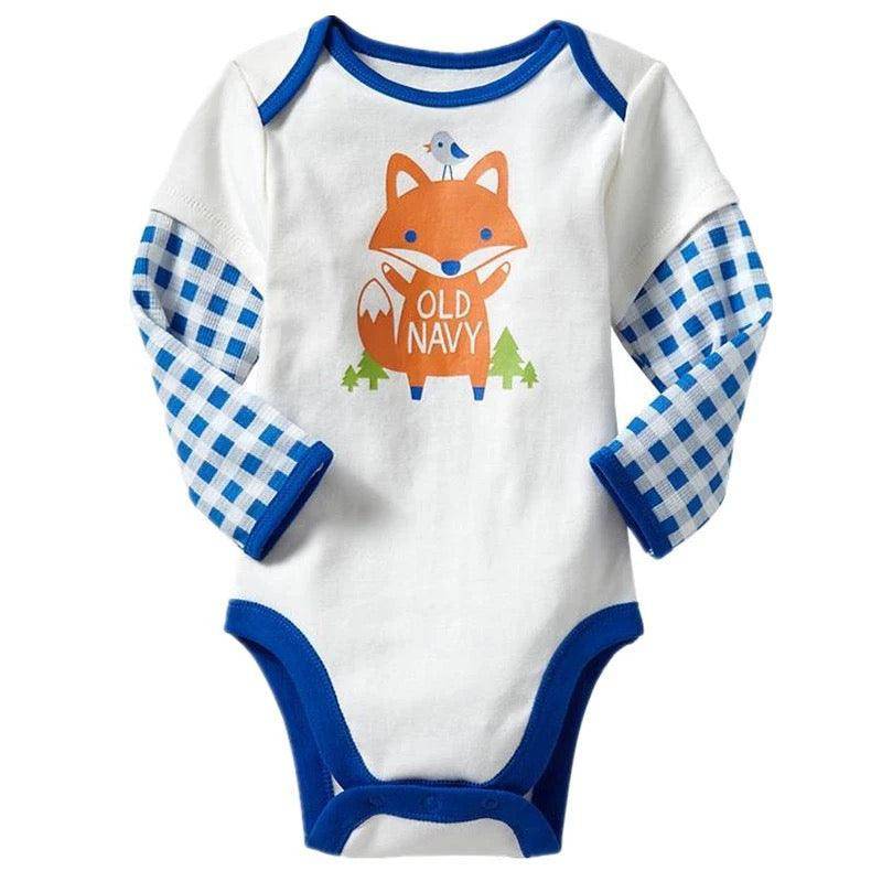 Baby Girl Animal I'm Beary Cute Bodysuit Blue