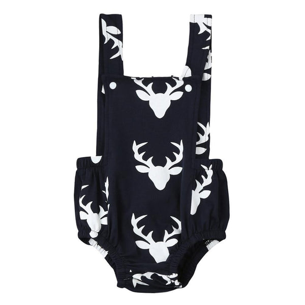 Baby Girl Backless Deer Romper Costume