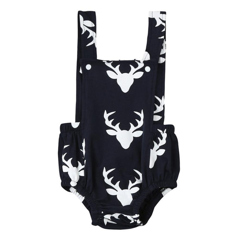 Baby Girl Backless Deer Romper Costume