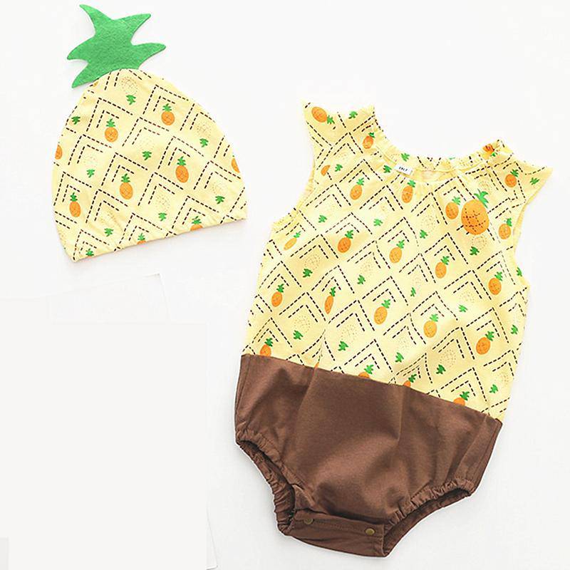 Baby Girl Boy Cute Pineapple Waterproof Clothes