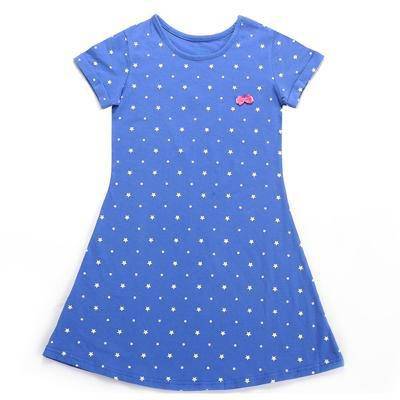 Baby Girl Dress 1-13yrs 100% Cotton Vintage Clothes BlueStar