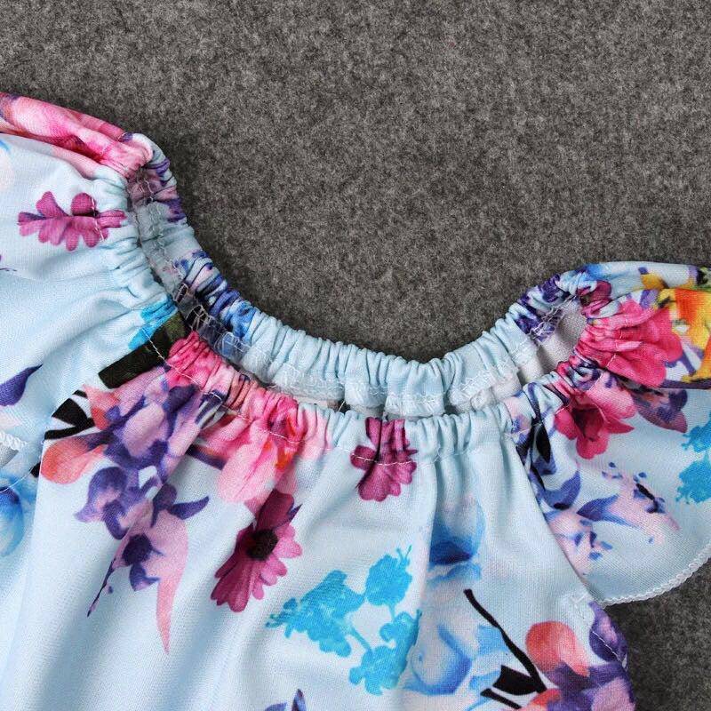 Baby Girl Flower Tassels Onesie Romper