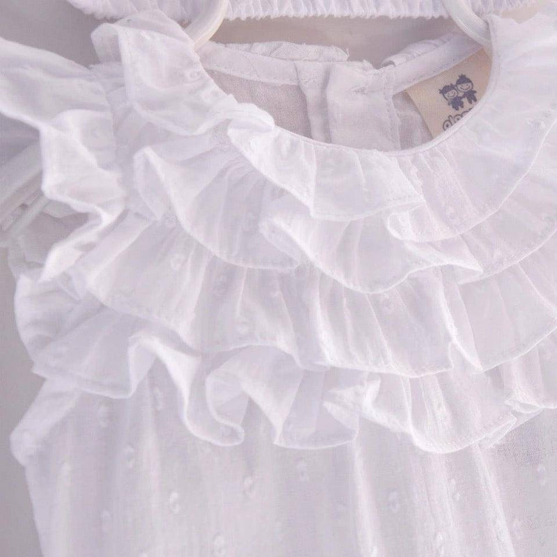 Baby Girl Headband Romper Jumpsuit