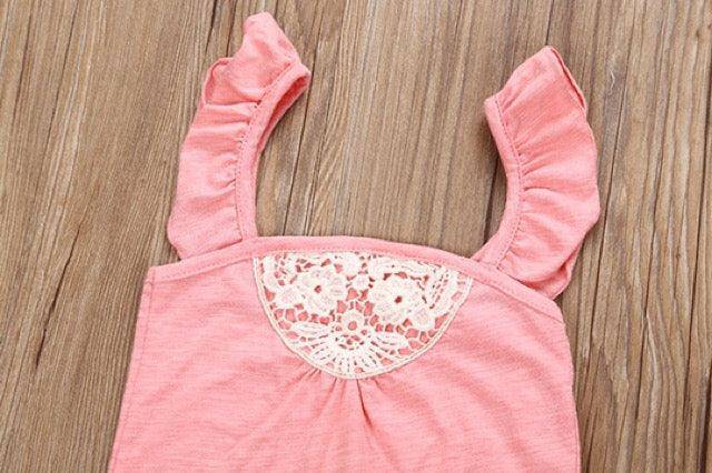 Baby Girl Romper Bottom Set Outfit