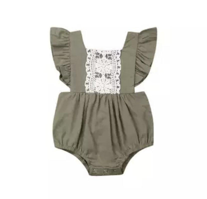 Baby Girl Ruffles Romper Clothes