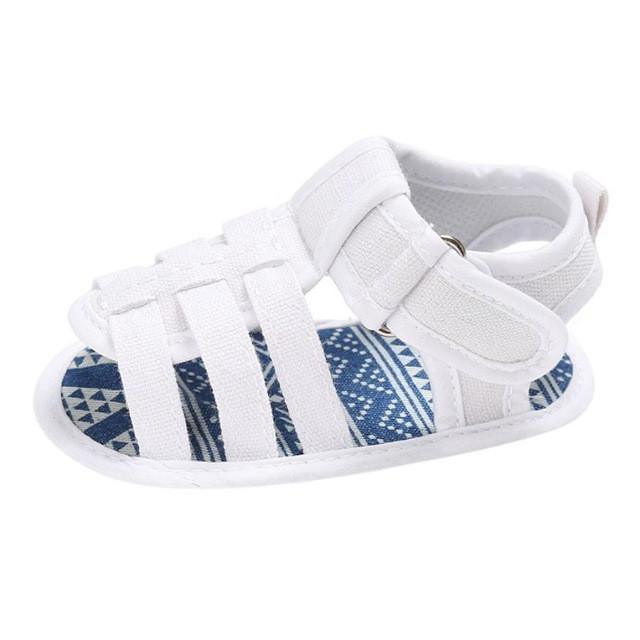 Baby Girl Soft Sole Sandals Shoes White