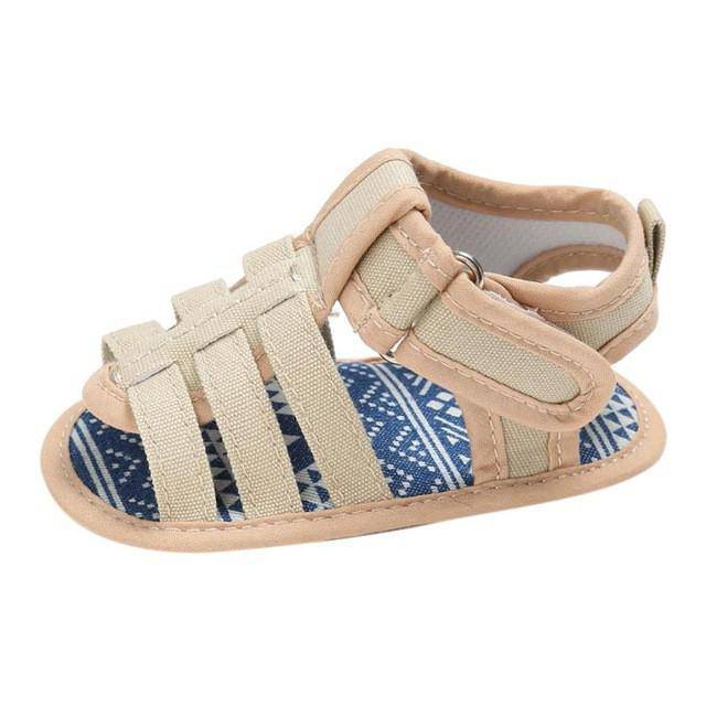 Baby Girl Soft Sole Sandals Shoes Khaki