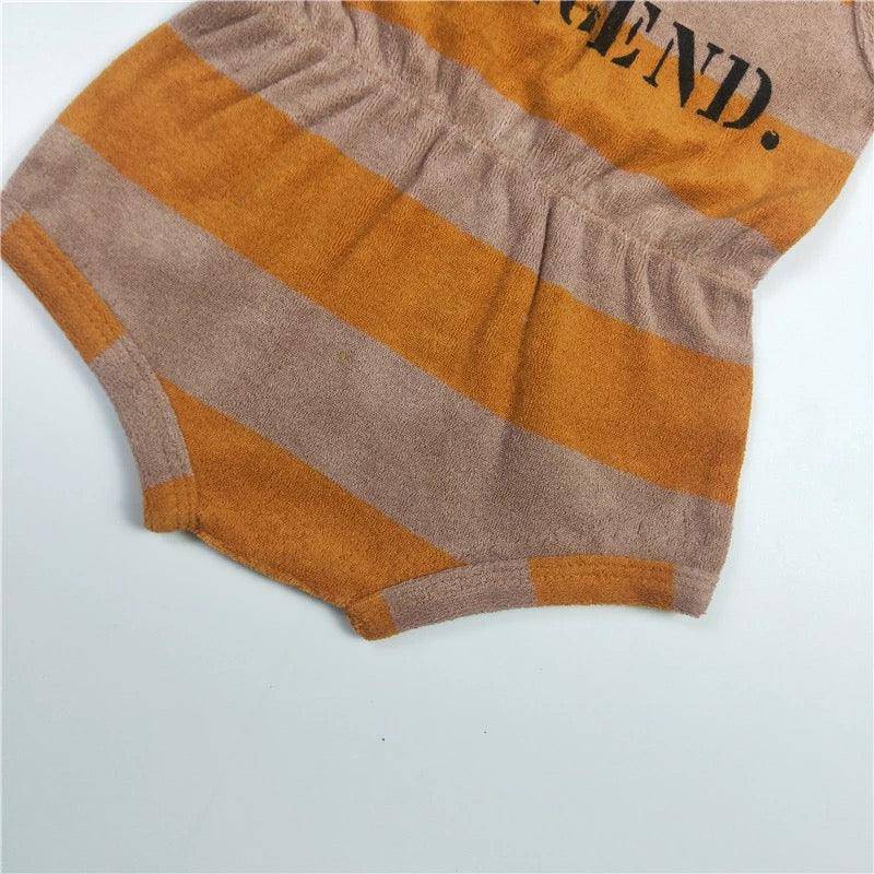 Baby Girl Striped Legend Romper