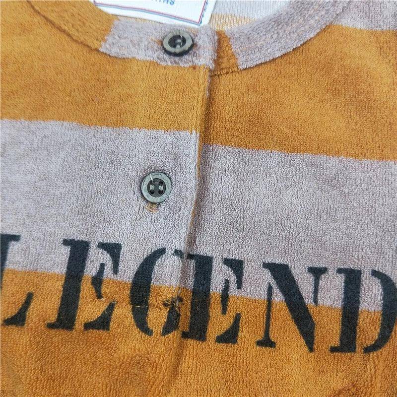 Baby Girl Striped Legend Romper