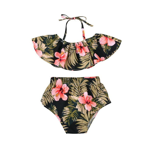Baby Girl Vest Top Floral Shorts Pant Outfit