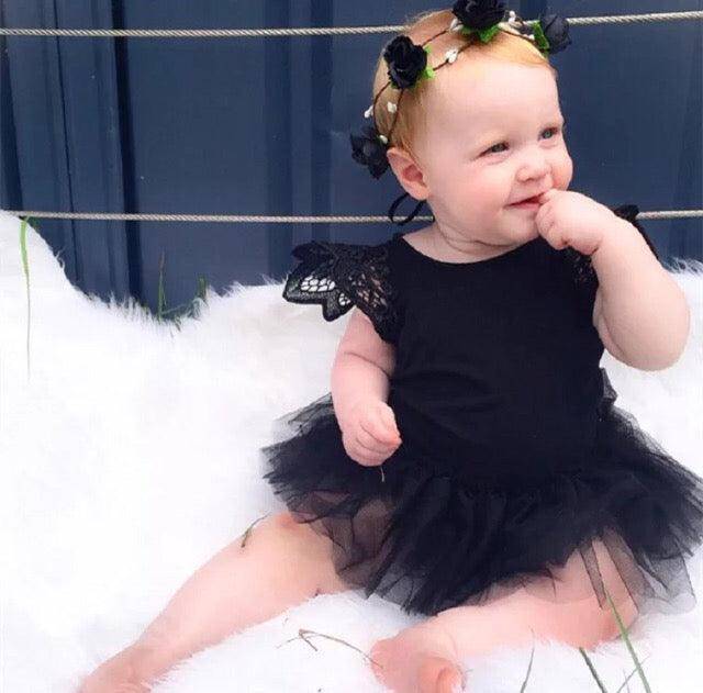 Baby Girls Romper Party Dress Tutu