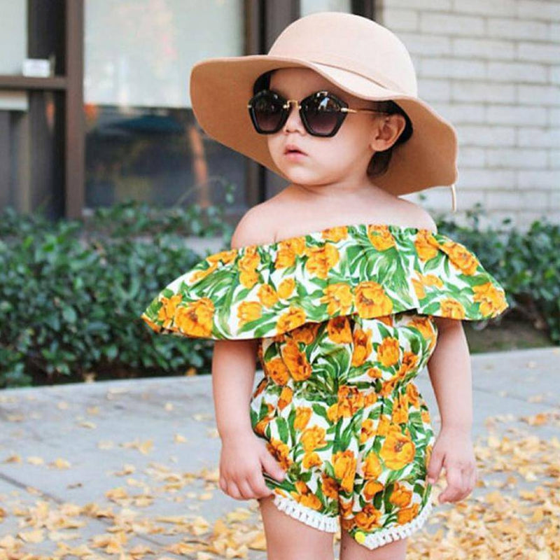Baby Girls Romper Sleeveless Jumpsuit