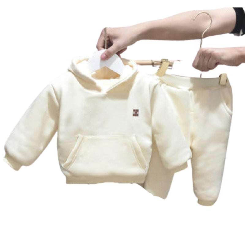 Baby Girls Sweatershirt Velvet Shirt Outfit White