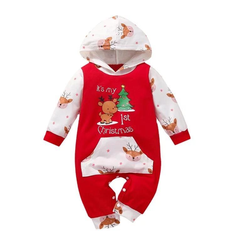 Baby Long Sleeve Christmas Romper Jumpsuit