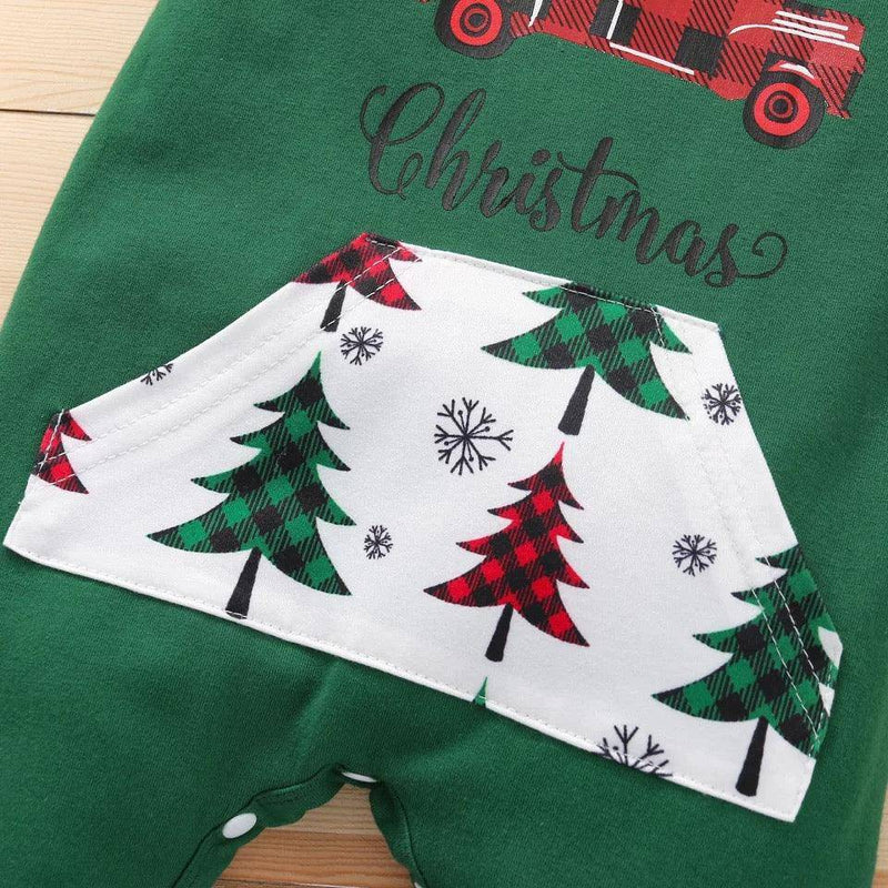 Baby Long Sleeve Christmas Romper Jumpsuit
