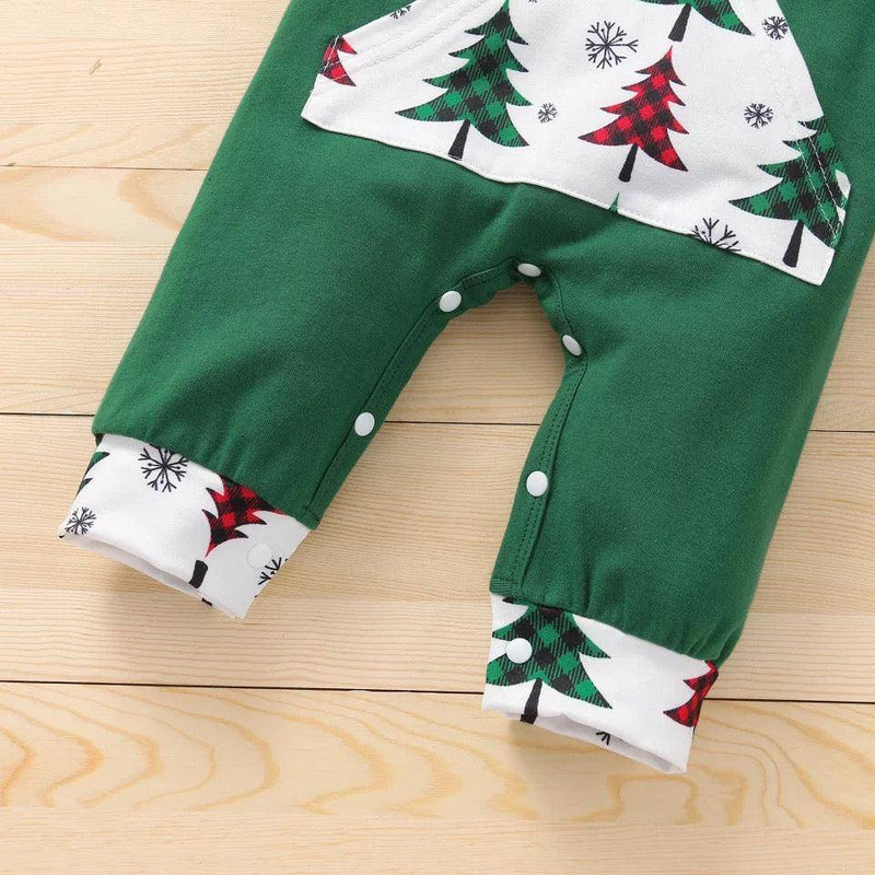 Baby Long Sleeve Christmas Romper Jumpsuit