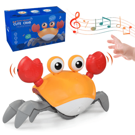 Baby Moving Crab Octopus Musical Toys Orange Crab