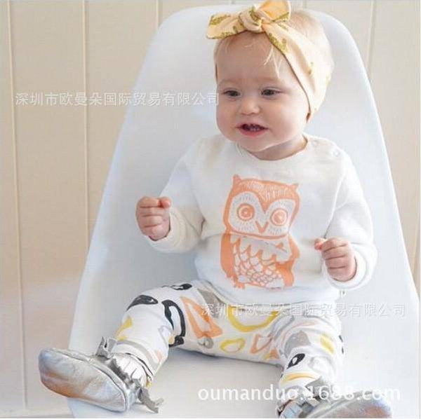 Baby Novelties T Shirt Owl Pants Outfit