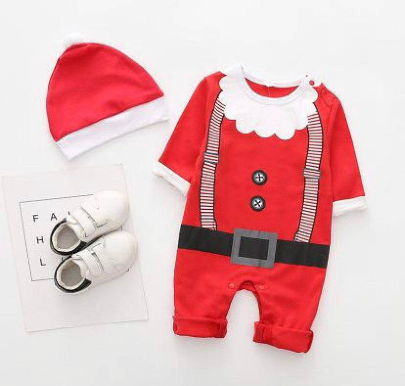 Baby Romper Christmas Jumpsuit Clothes Red