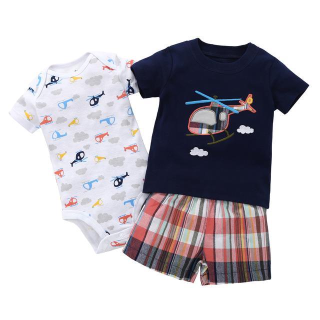 Baby Sets T Shirt Short Romper Outfit