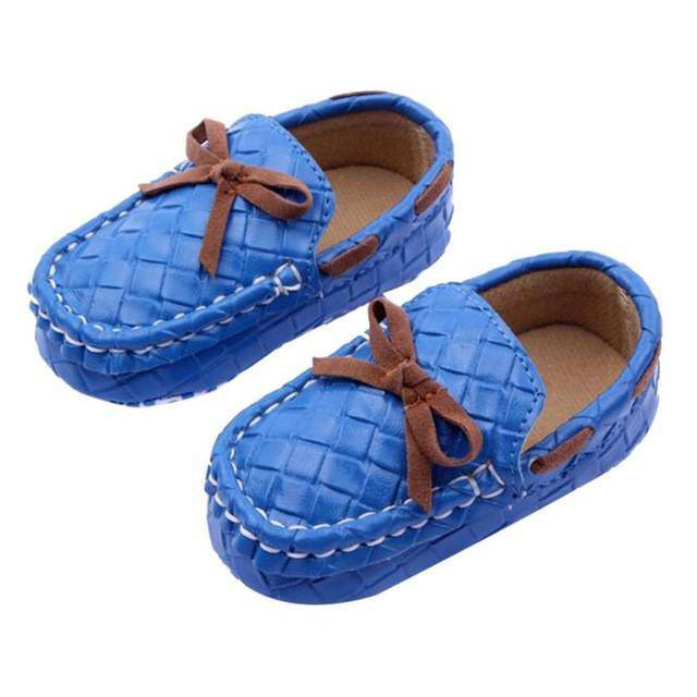 Baby Soft Sole Crib Anti-Slip shoes Blue