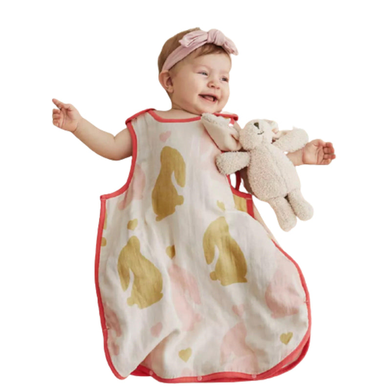 Baby Swaddle Muslin Sleeveless Blanket Pink