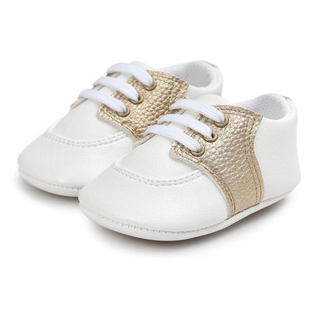 Baby Unisex Soft Bottom Sneakers Shoes Gold