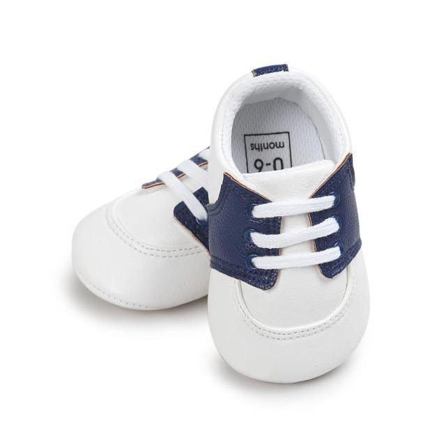 Baby Unisex Soft Bottom Sneakers Shoes Dark blue